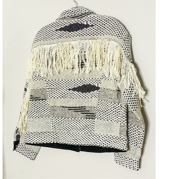 $598 LEVI'S TEXTURED FRINGE JACKET new - Picture 5 of 6
